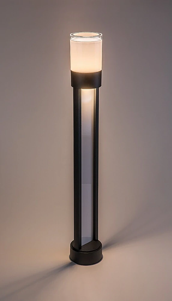 Rabalux 77132 LEITHA - Stojací LED venkovní svítidlo v černé barvě, LED 7W, 3000K, IP44, 80cm