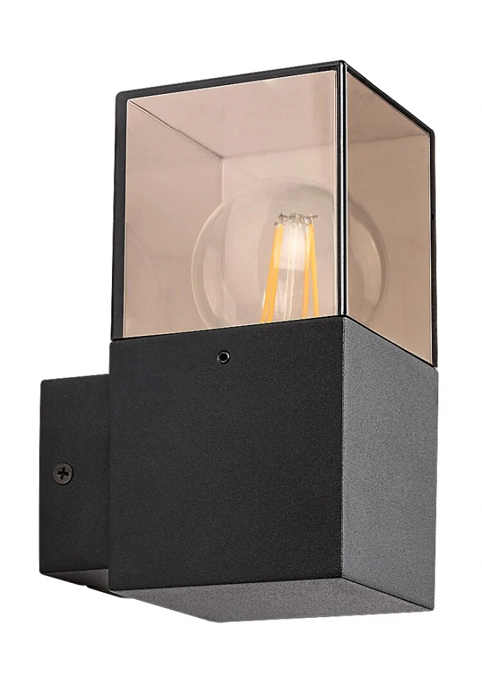 Rabalux 77080 LOANDA - Nástěnné venkovní svítidlo v černé barvě, 1 x E27, IP44