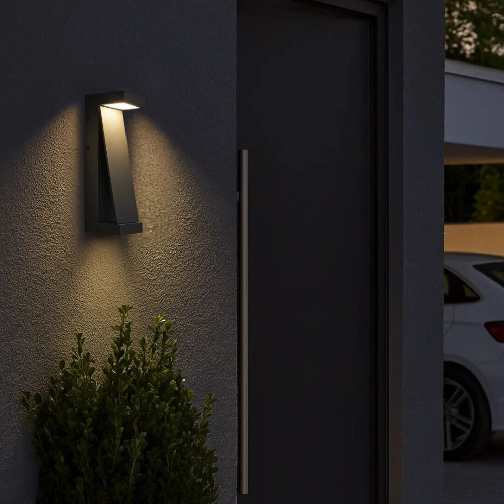 Rabalux 77067 BRADU - LED nástěnné svítidlo v antracitové barvě, LED 12W, 3000K, IP65