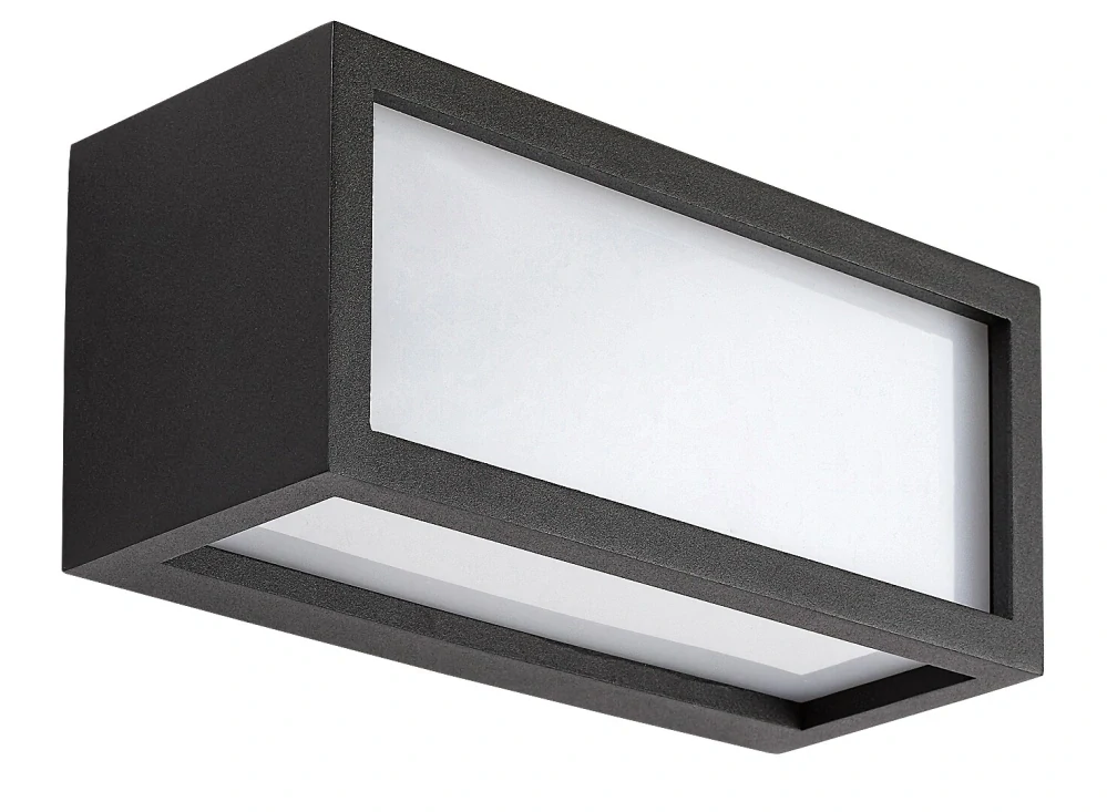 Rabalux 77099 LUBLIN - LED venkovní nástěnné svítidlo v černé barvě, LED 10W, 4000K, IP54