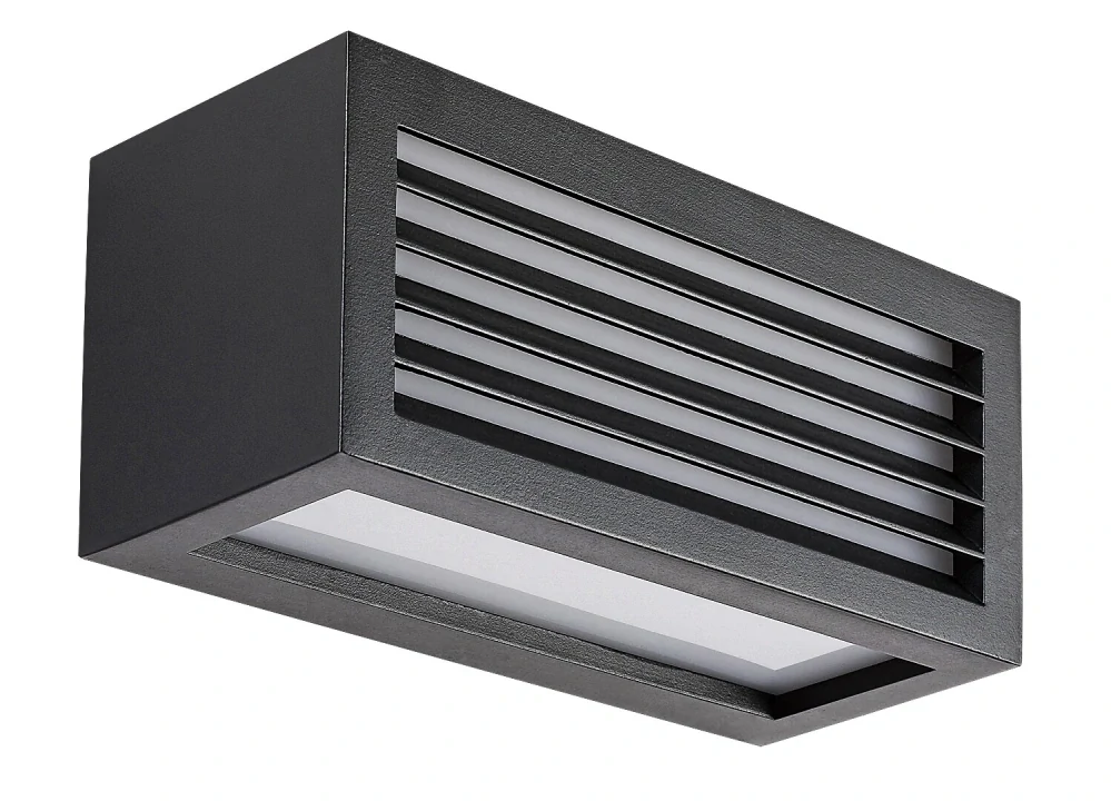 Rabalux 77100 LUBLIN - LED venkovní nástěnné svítidlo v černé barvě, LED 10W, 4000K, IP54