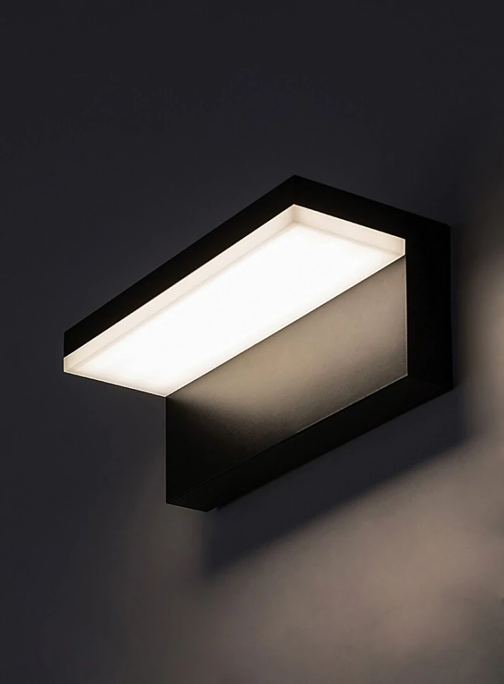 Rabalux 77092 ZARAGOZA - Nástěnné LED venkovní svítidlo v černé barvě, LED 10W, 4000K, IP54