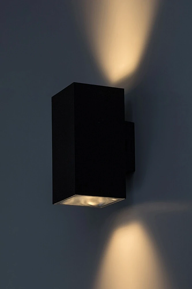 Rabalux 77157 URFA - Nástěnné LED venkovní svítidlo v černé barvě, LED 18W, 2700 / 4000 / 6500K, IP65