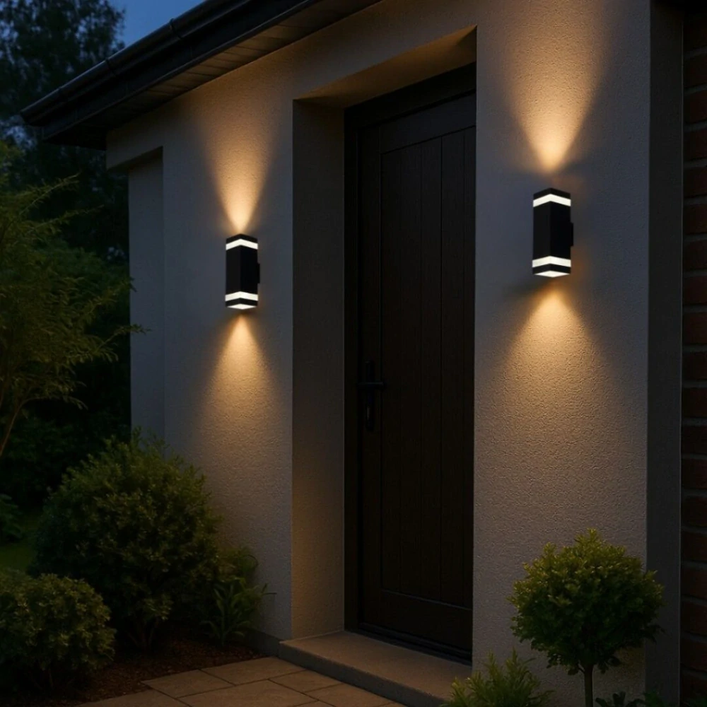Rabalux 77210 URFA LINE - Nástěnné LED venkovní svítidlo v antracitové barvě, LED 16W, 3000 / 4000 / 6500K, IP65
