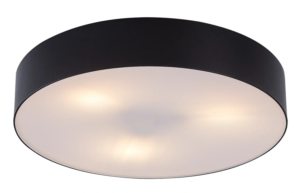 Rabalux 75066 DOLEN - Stropní venkovní kulaté svítidlo v čené barvě, 3 x E27, IP43, Ø 39cm