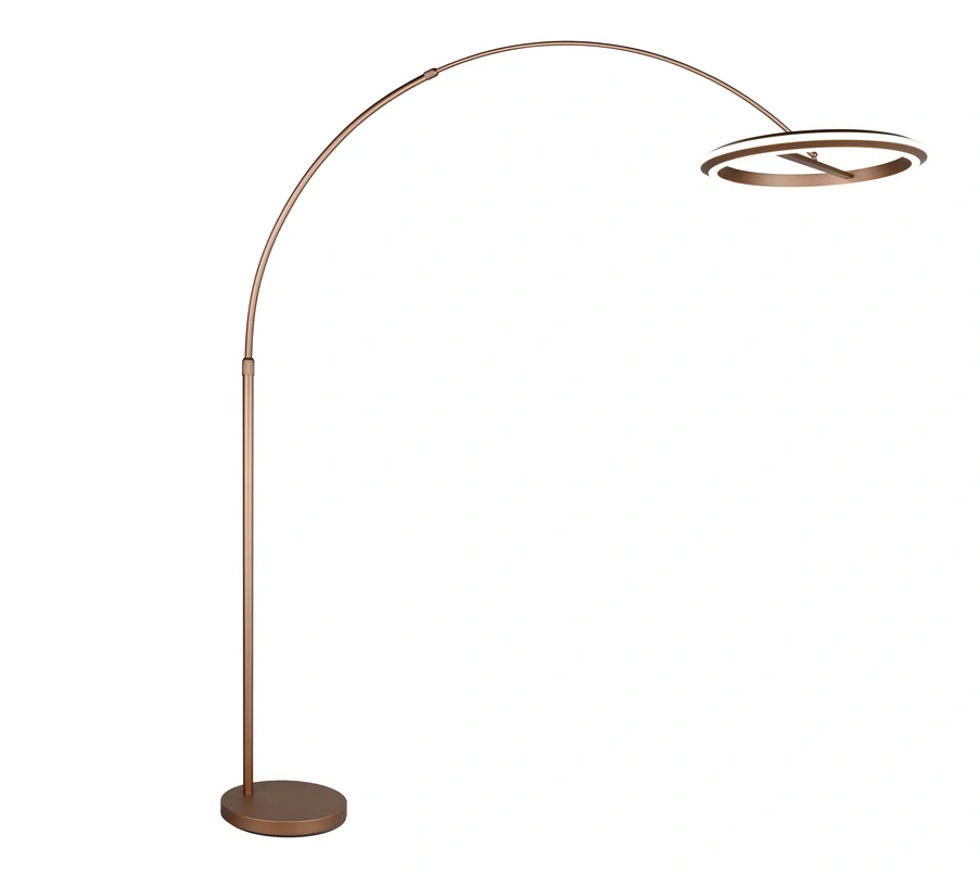 Trio Leuchten 442410165 AMADOR - Stmívatelná LED stojací oblouková lampa se změnou barvy světla, LED 21W, 2300+3000+4000K, 205cm