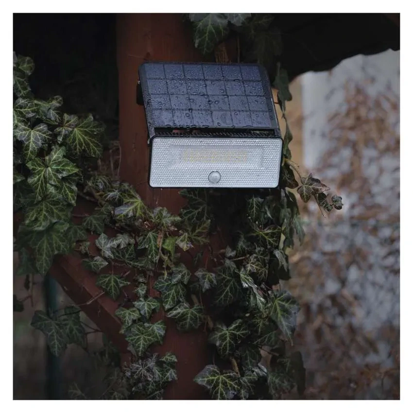 Emos ZG122S SOLO - LED nástěnné solární svítidlo s pohybovým čidlem, 1600lm, 4000K, IP54