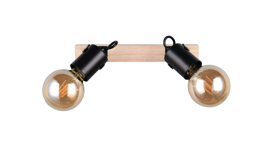 Trio Leuchten R86662032 LYNAR - Sropní dvoubodové svítidlo v retro stylu, 2 x E27