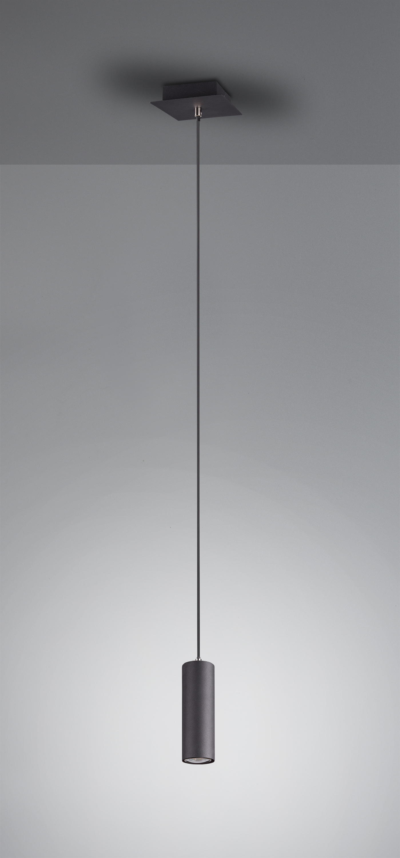 Trio Leuchten 312400132 MARLEY black  - Závěsné barové svítidlo v černé barvě 1 x GU10