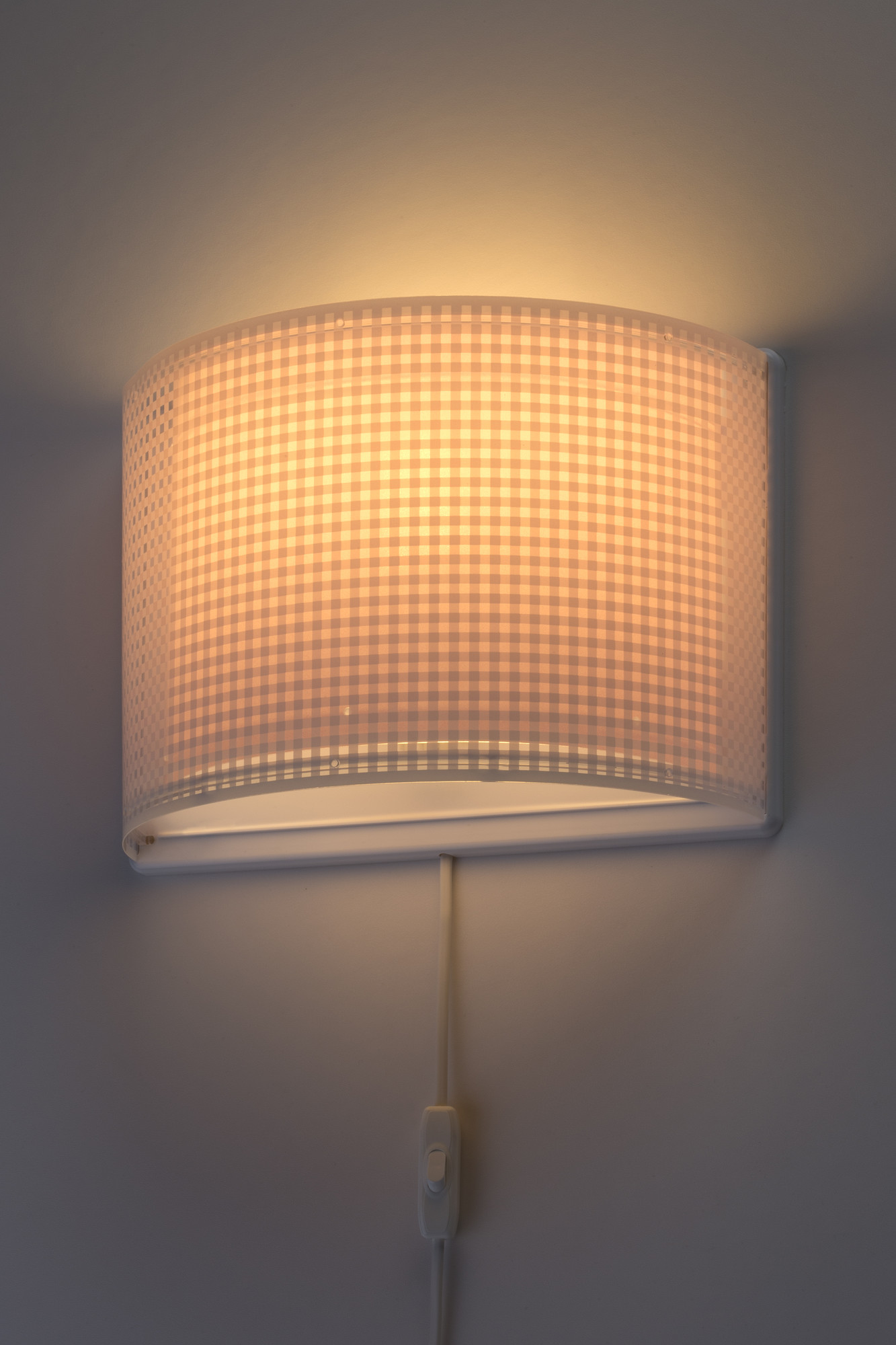 Dalber 80228S VICHY - Dětské nástěnné svítidlo s kabelem do zásuvky + Dárek LED žárovka