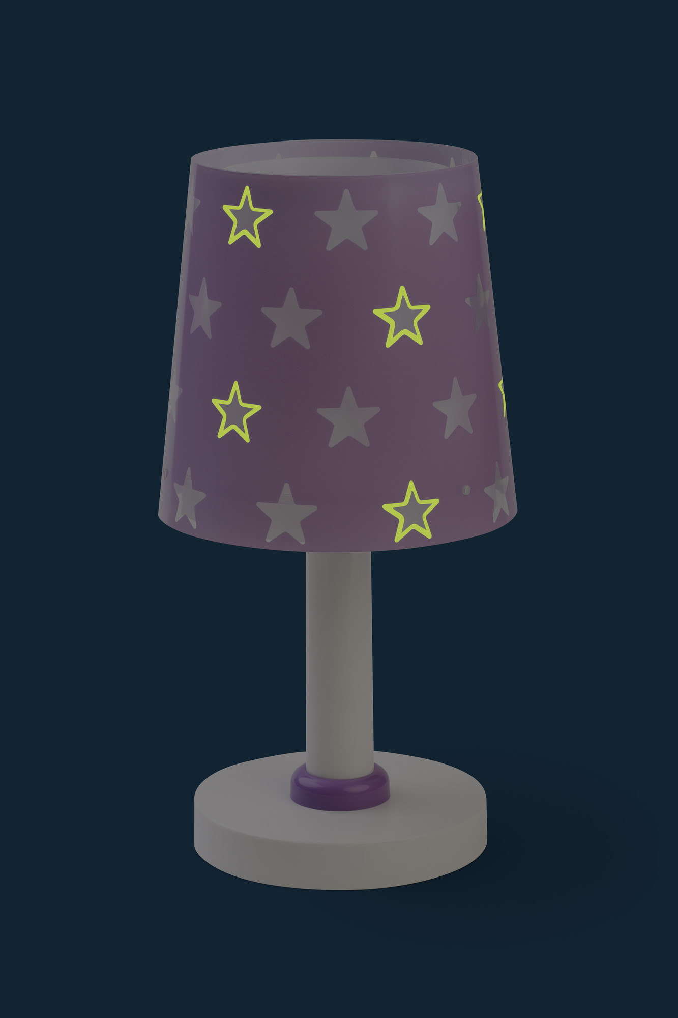 Dalber 81211L STARS - Dětská stolní lampička s hvězdami + Dárek LED žárovka
