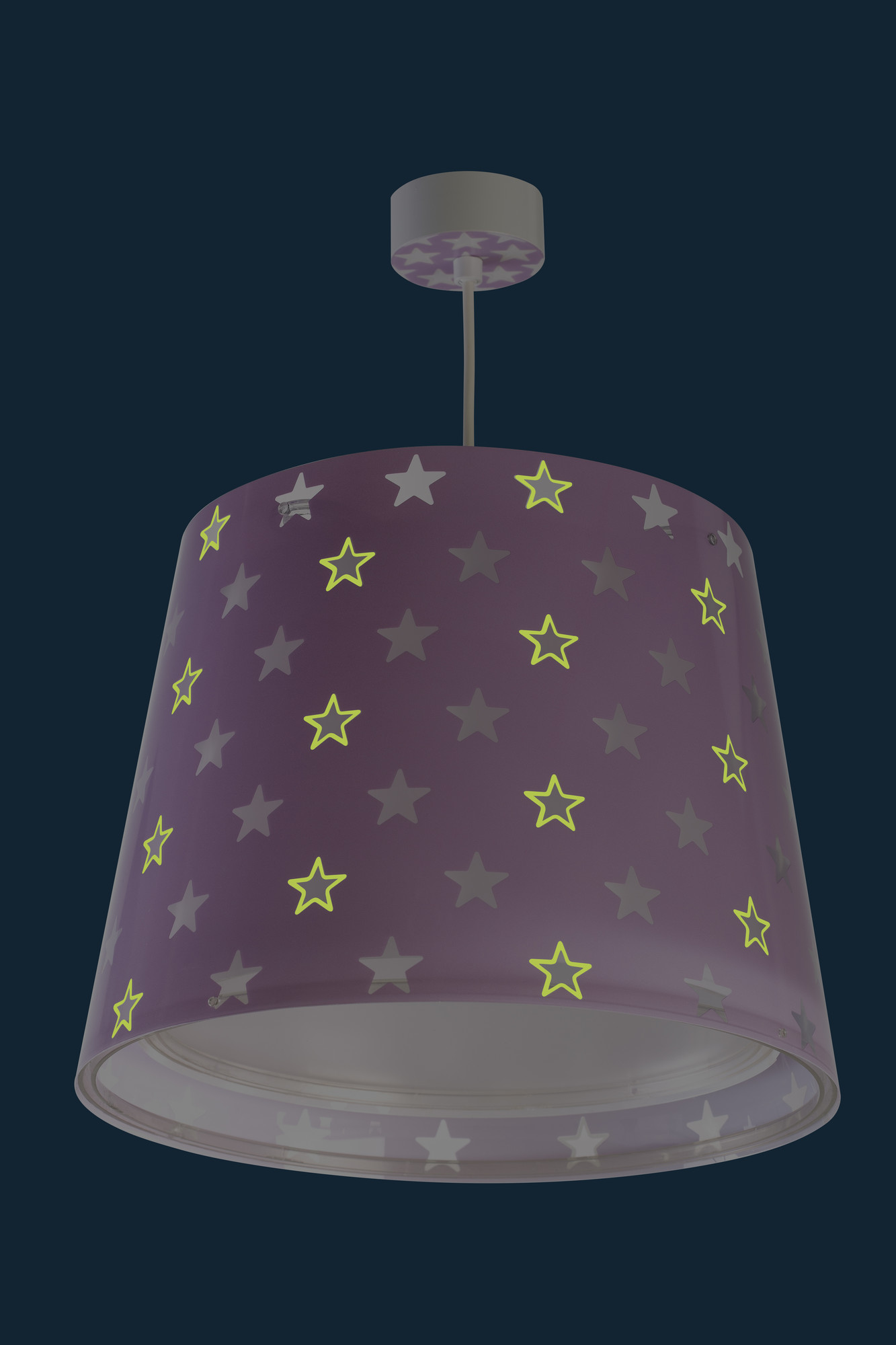 Dalber 81212L STARS - Dětské závěsné svítidlo s hvězdami + Dárek LED žárovka