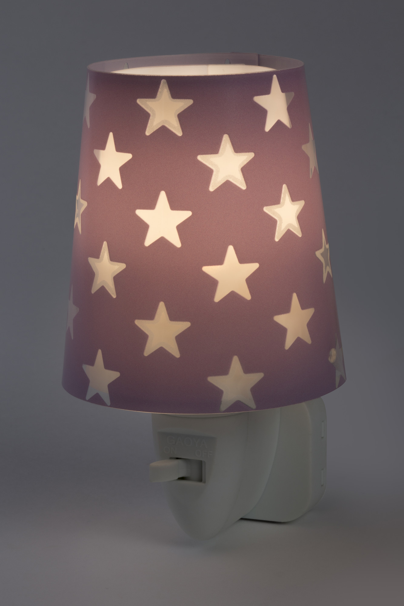 Dalber 81215L STARS - Dětská noční lampička do zásuvky 