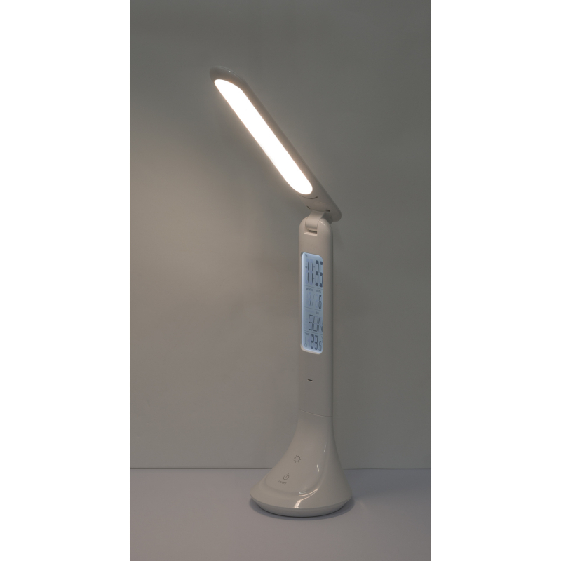 Globo 58329W TYREL -LED přenosná nabíjecí stolní lampa bílá s displejem