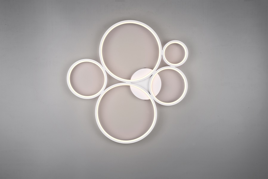Trio Leuchten 622610531 RONDO - Stropní lustr stmívatelný klasickým vypínačem, LED 49W, 3000K, 53 x 59cm
