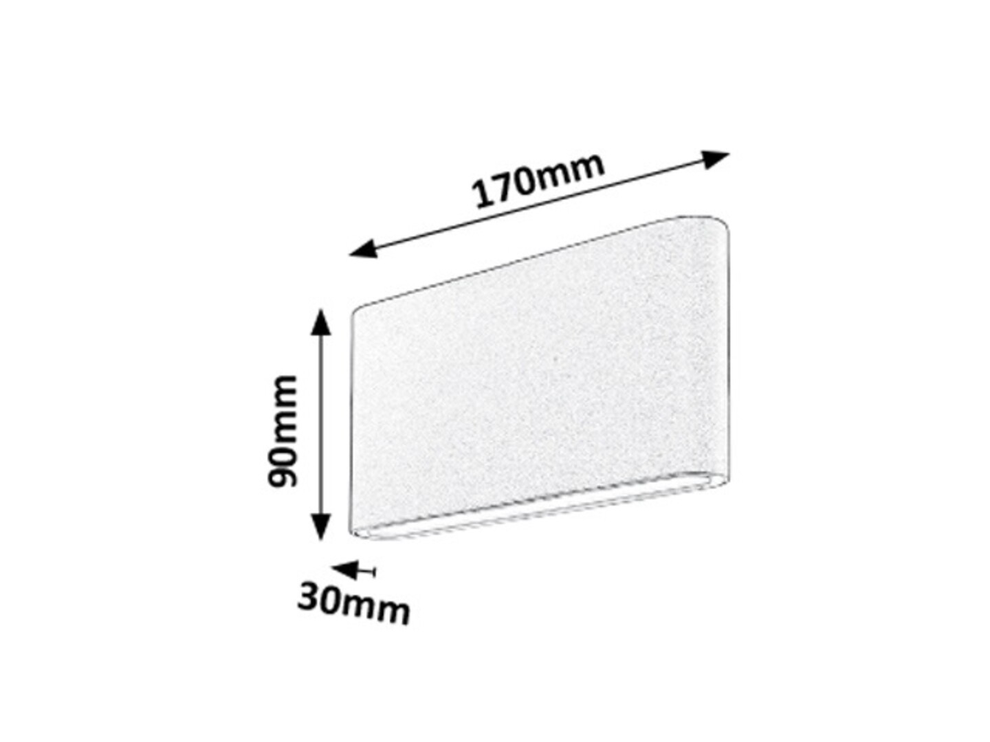 Rabalux 7952 NESNA - LED venkovní nástěnné svítidlo v antracitové barvě, 12W, 3000K, IP54