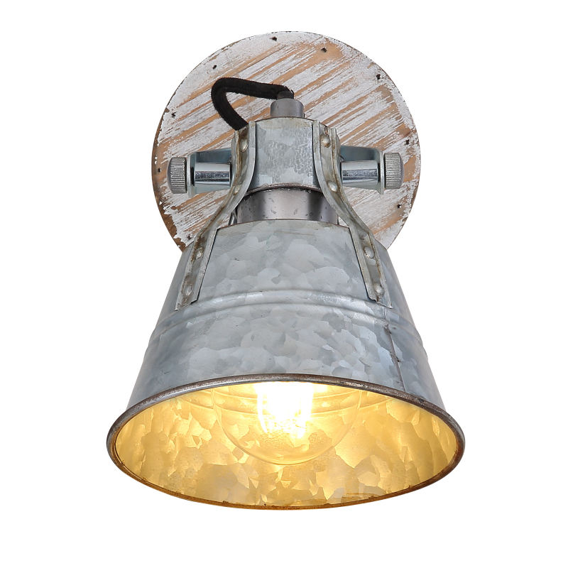 Globo 15366Z-1 GÜNTHER - Nástěnné nebo stropní industriální bodové svítidlo 1 x E27