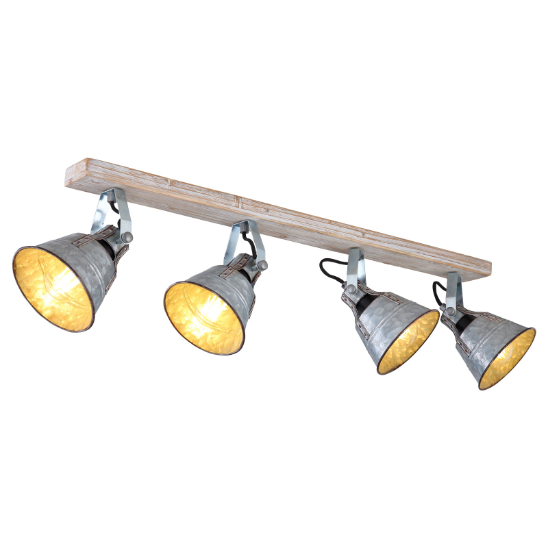 Globo 15366Z-4 GÜNTHER - Stropní industriální bodové svítidlo 4 x E27, 82cm