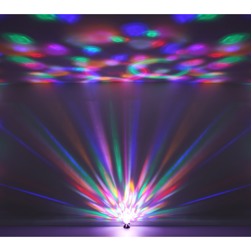 Globo 28051 VELI - Dekorativní stolní DISCO RGB lampička s 3W bluetooth reproduktorem