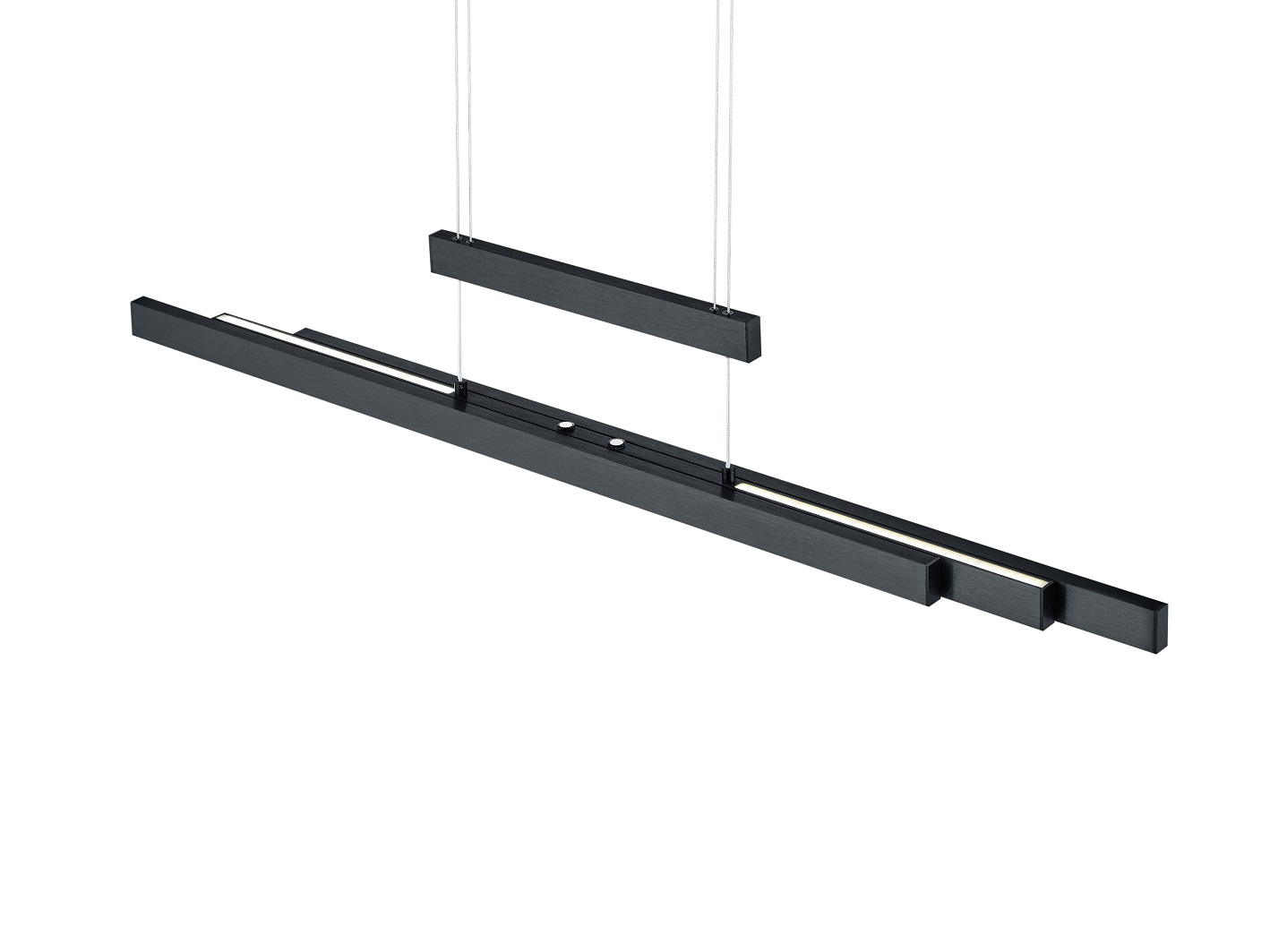 Trio Leuchten 375310532 TRAJAN - LED stahovací svítidlo nad stůl, dotykem stmívatelné, LED 42W + 12W, 2700K - 5000K, šířka max 150cm