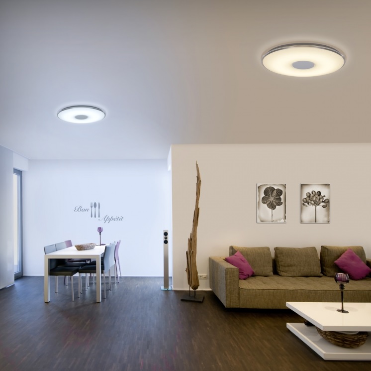 Trio Leuchten 628915001 TOKYO - LED kulatý stropní lustr stmívatelný dálkovým ovladačem, 45W, 3000 - 5500K, Ø 60cm