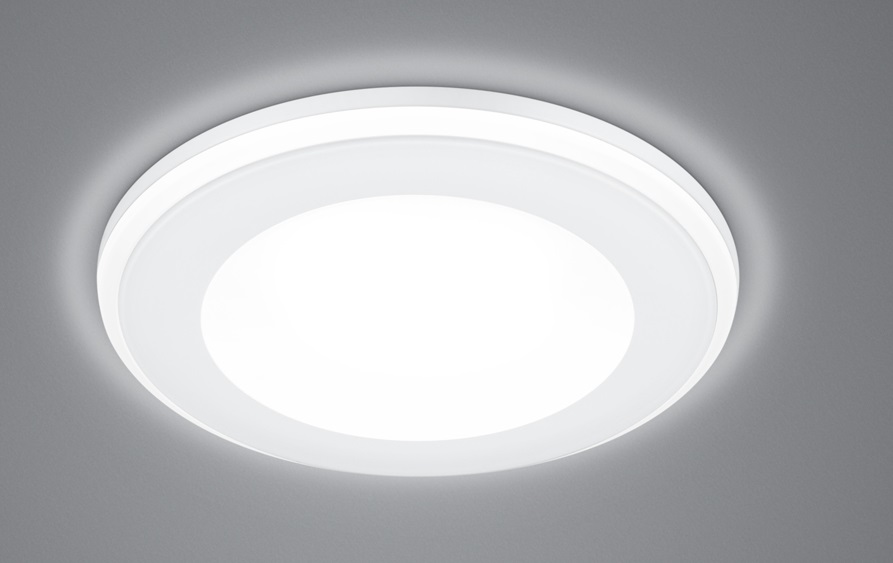 Trio Leuchten 652310131 AURA - LED podhledové svítidlo v bílé barvě, LED 5W, 3000K, Ø 8cm