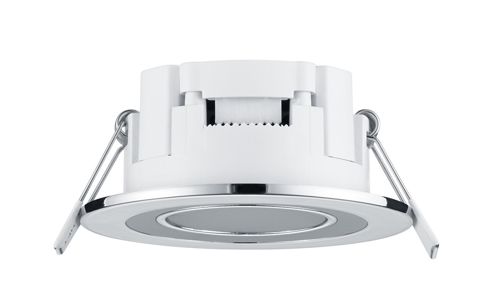 Trio Leuchten 652510106 CORE - LED podhledové svítidlo v lesklém chromu, LED 5W, 3000K, Ø 8,2cm