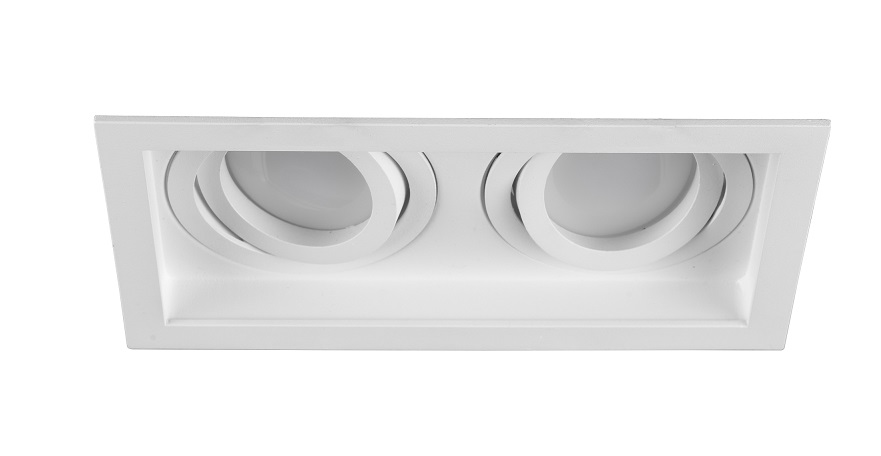 Trio Leuchten 651600231 KENAI - Podhledové svítidlo v bílé barvě, 2 x GU10, 17,2 x 9,2cm