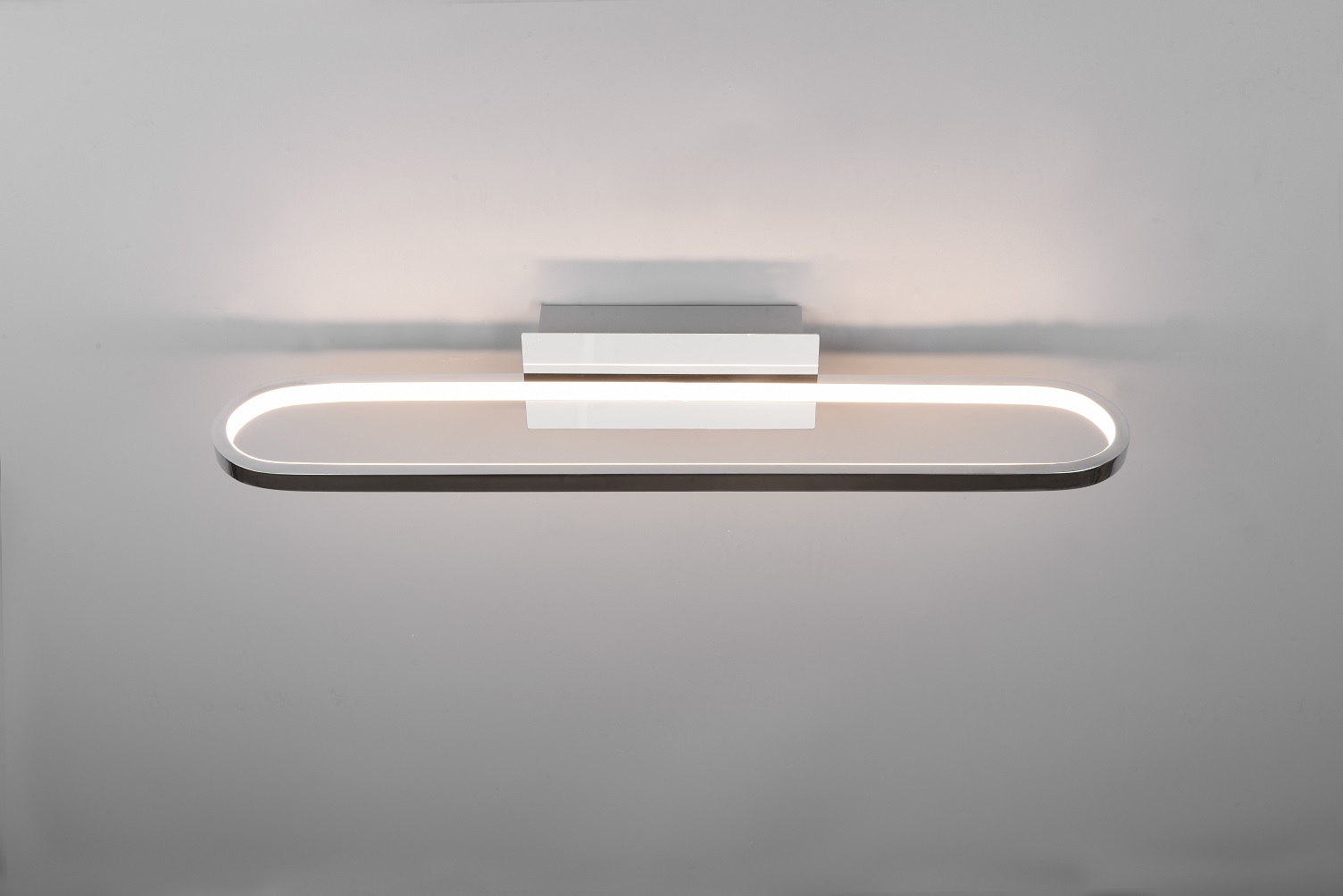 Trio Leuchten 283779106 GIANNI - Koupelnové LED nástěnné svítidlo s vypínačem, lesklý chrom 22W, 3000K, IP44, 60cm