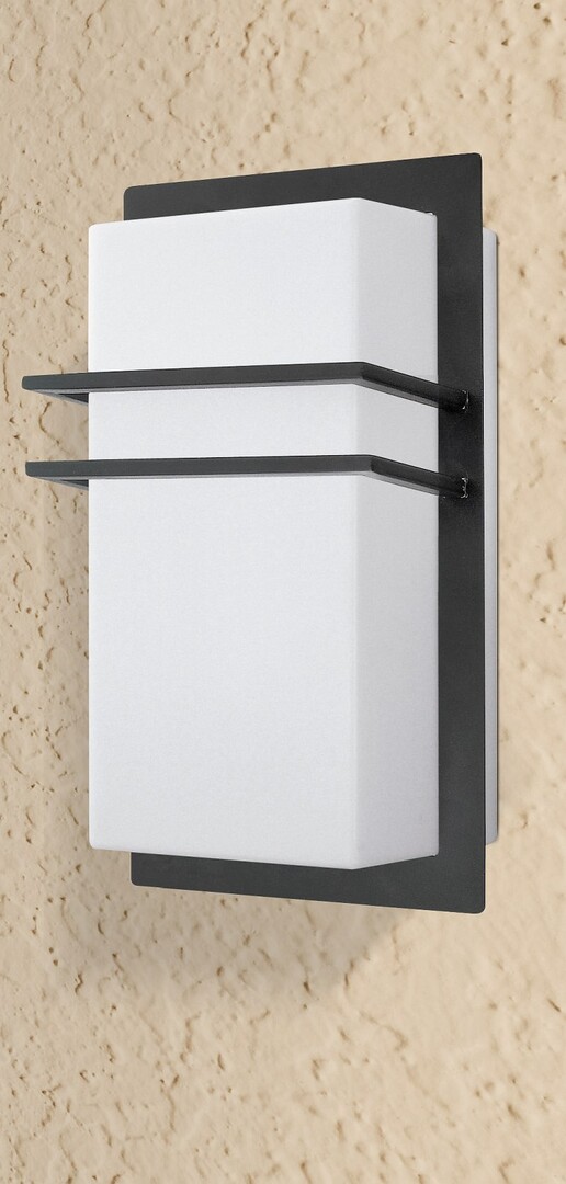 Rabalux 8169 SEATTLE - Venkovní nástěnné svítidlo v černé barvě, 1x E27, IP44