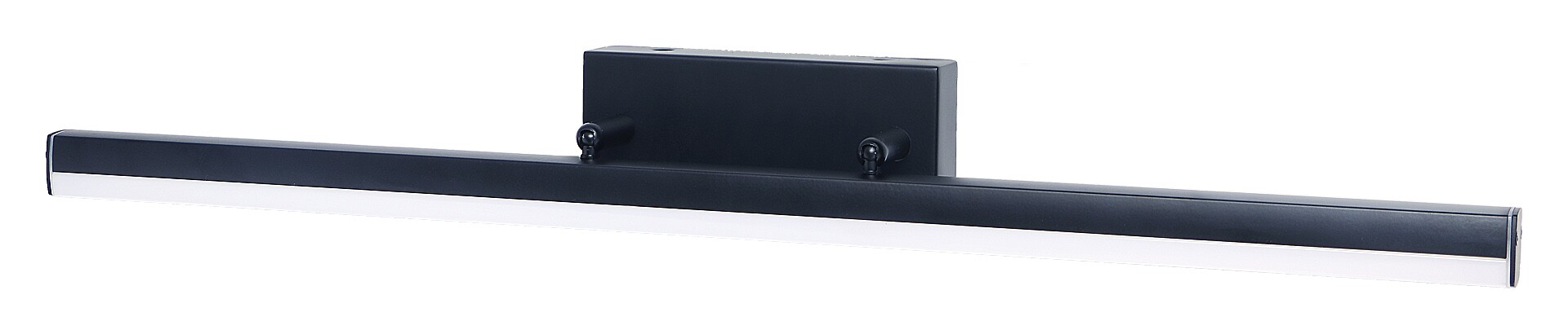 Rabalux 2166 EVAN - Nástěnné naklápěcí LED svítidlo do koupelny k zrcadlu v černé barvě, LED 12W, 4000K, 49cm, IP44