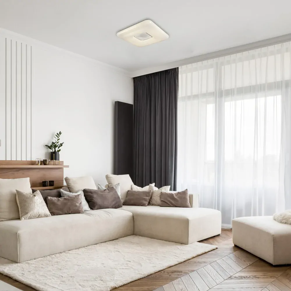 Rabalux 4634 TAYLA - LED výkonné svítidlo s dálkovým ovladačem, LED 72W, 3000 - 6500K, 44 x 44cm