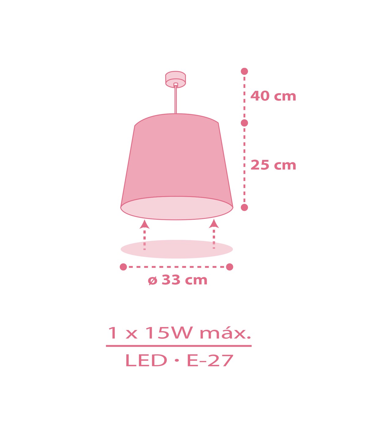 Dalber 82462 FLAMINGO - Dětské závěsné svítidlo s plameňáky  + Dárek LED žárovka