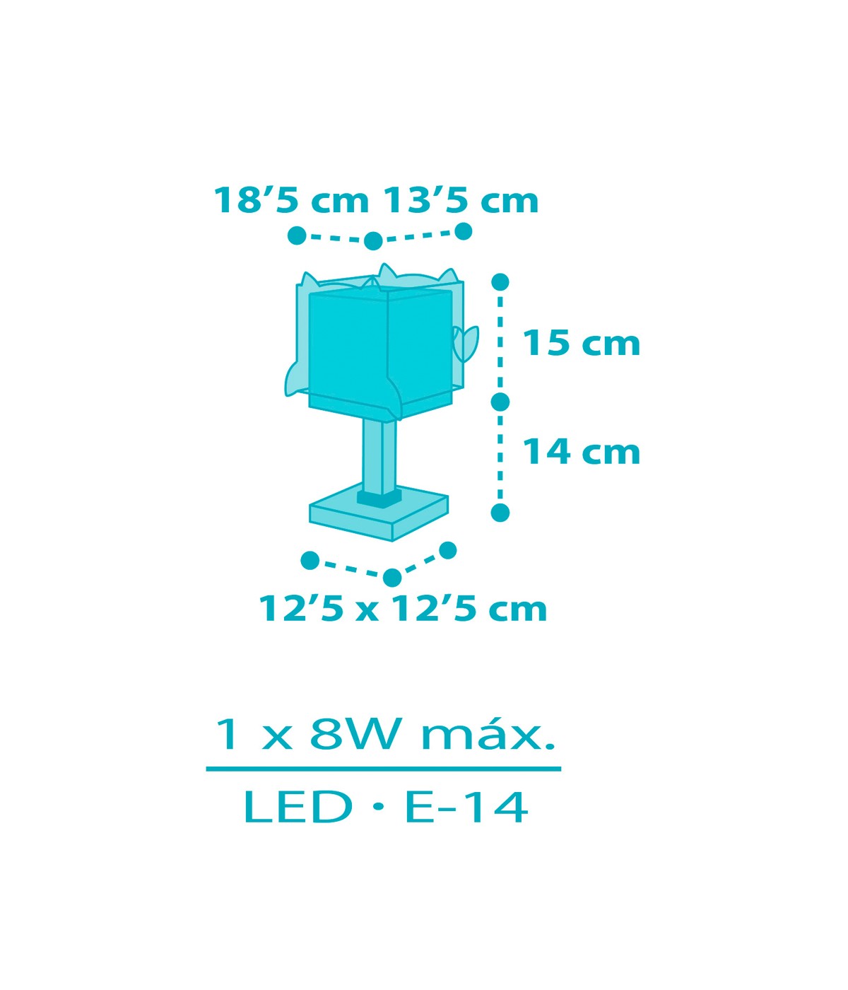 Dalber 64391 LITTLE OWL - Dětská stolní lampička s motivem sovičky + Dárek LED žárovka