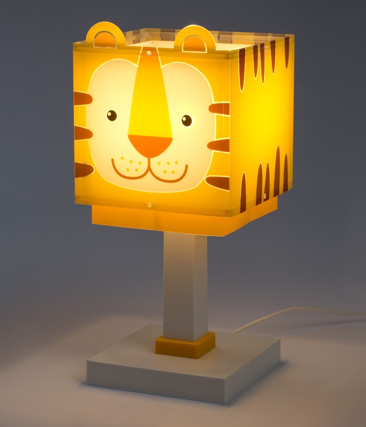 Dalber 64561 LITTLE TIGER - Dětská stolní lampička s motivem tygříka + Dárek LED žárovka