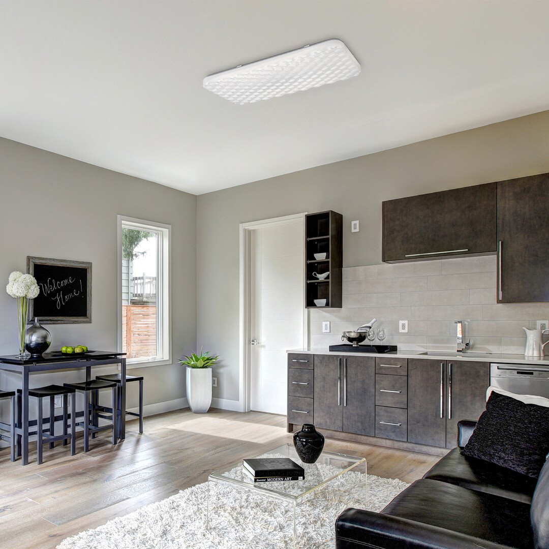 Rabalux 3087 ELDRICK - LED svítidlo na strop s hvězdným efektem, LED 36W, 4000K, 63,5 x 33cm