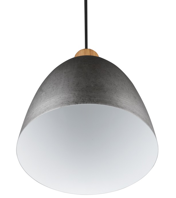 Trio Leuchten R30681067 JAGGER - Závěsný kovový lustr v antickém niklu, 1 x E27, Ø 25cm