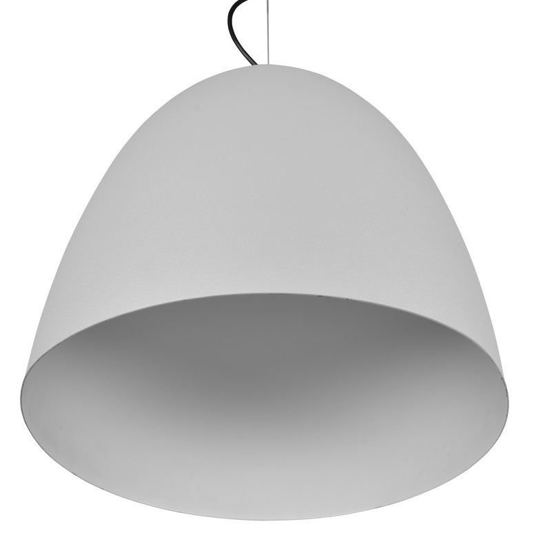 Trio Leuchten R30661911 TILDA - Závěsný kovový lustr v šedé barvě, 1 x E27, Ø 40cm