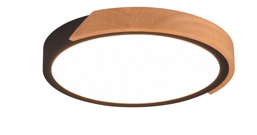 Trio Leuchten R67201132 JANO - Stropní kulatý lustr stmívatelný klasickým vypínačem, LED 20W, 3000K, Ø 31cm