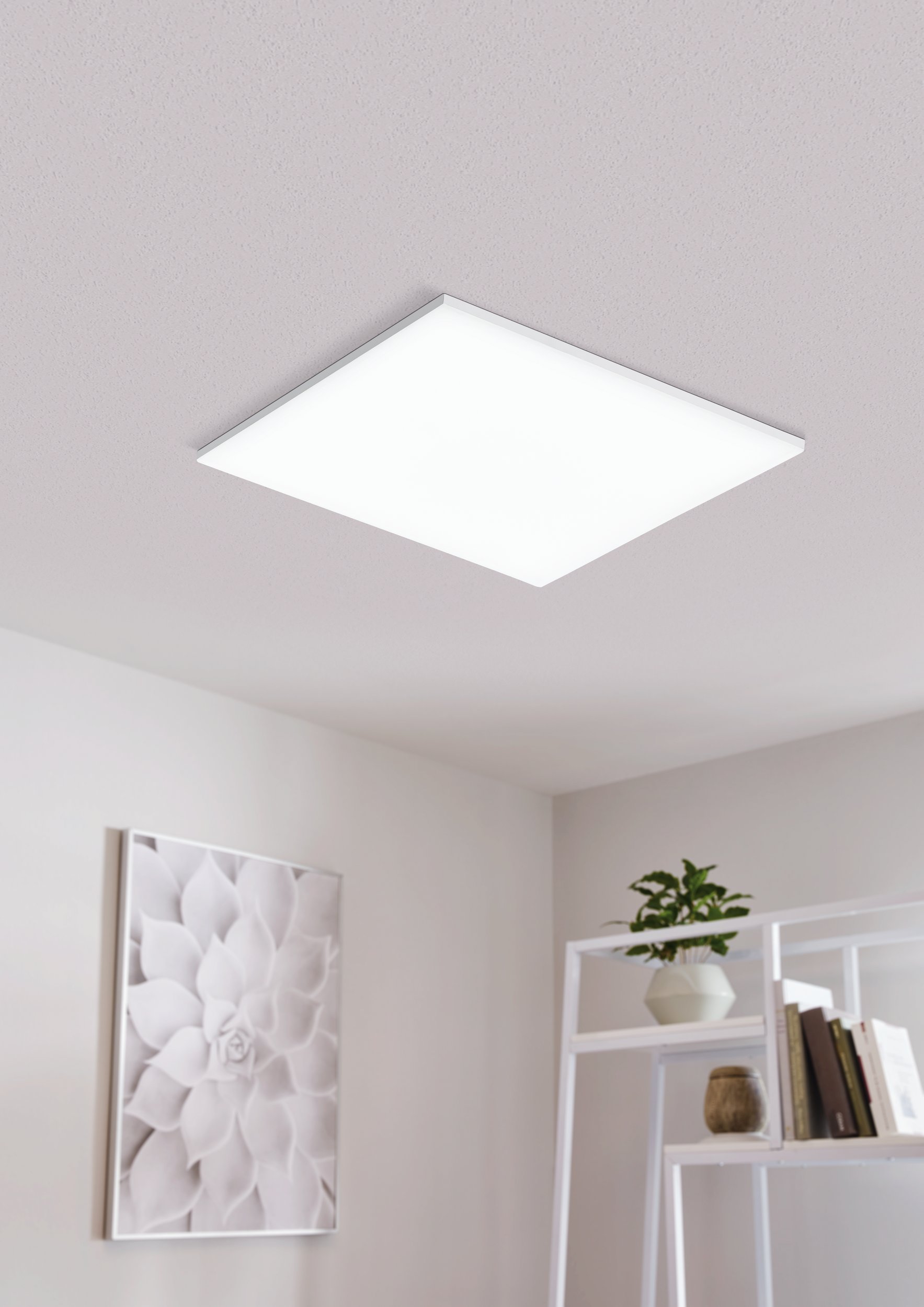 Eglo 99835 TURCONA-CCT - Stropní přisazené LED svítidlo s dálkovým ovladačem, 32,4W, 3000-6500K, 58,7 x 58,7cm