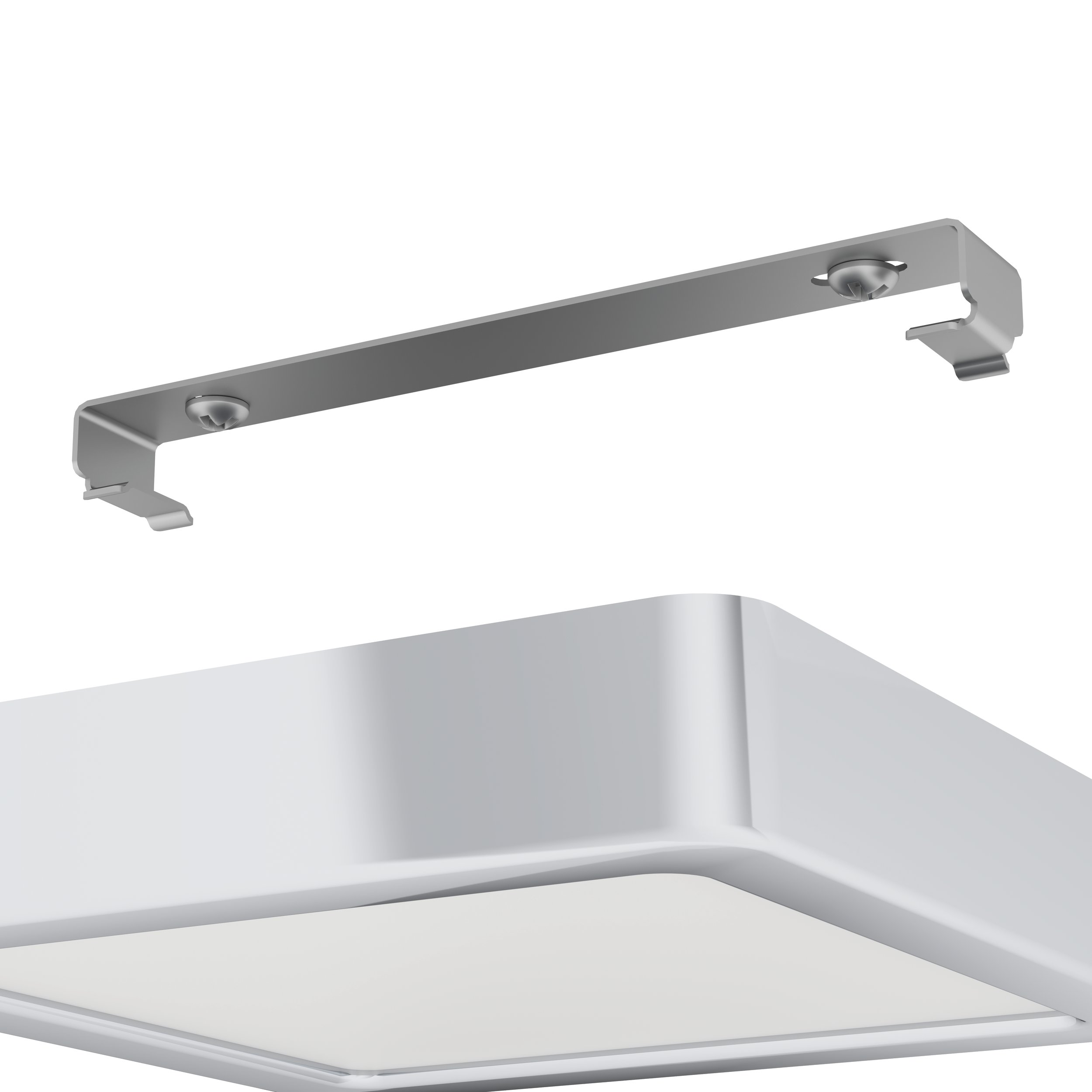 Eglo 900649 FUEVA 5 IP44 - LED stropní koupelnové svítidlo, 16 x 16cm, 11W, 3000K, IP44, chrom