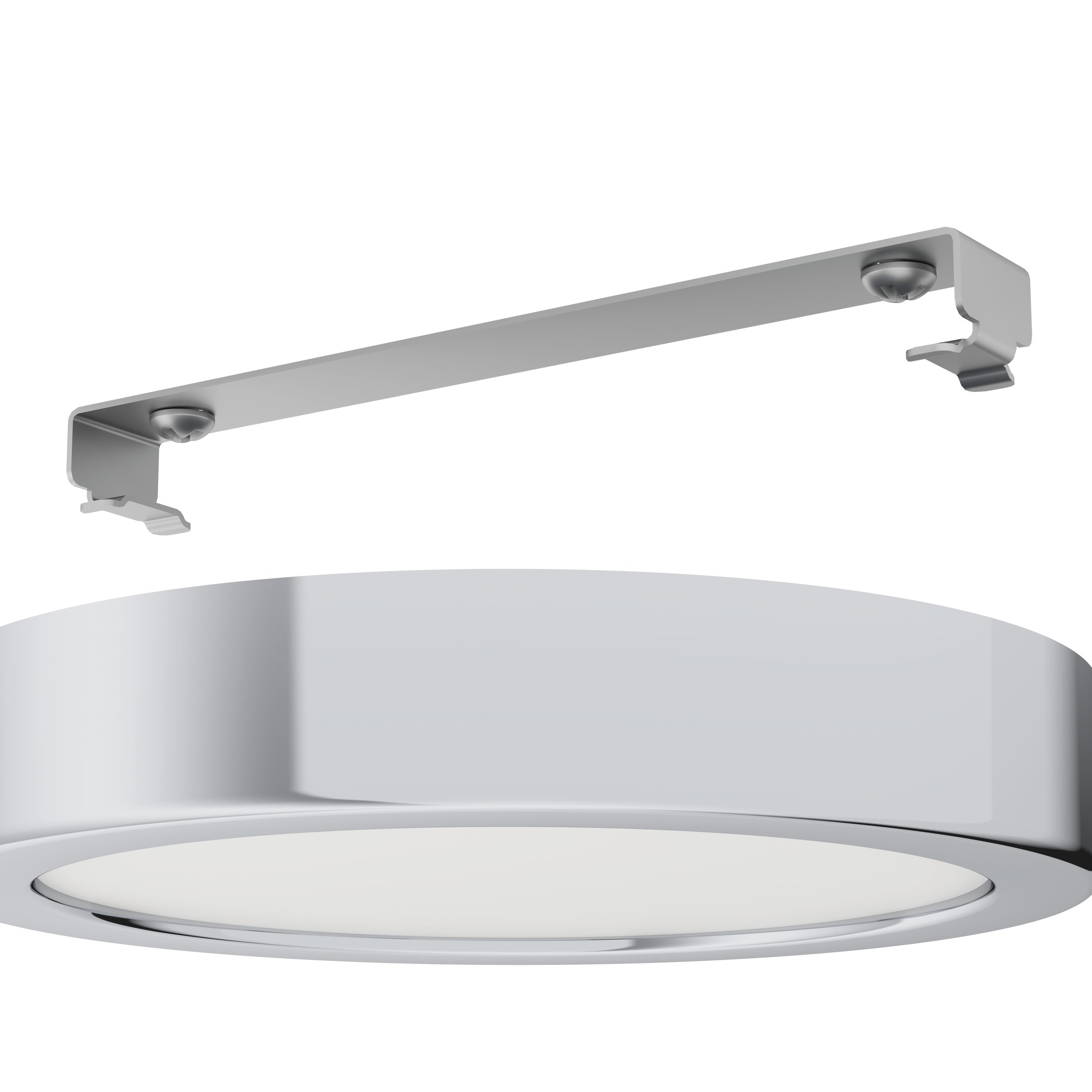 Eglo 900639 FUEVA 5 IP44 - LED stropní chromové koupelnové svítidlo, Ø 16cm, 11W, 3000K, IP44