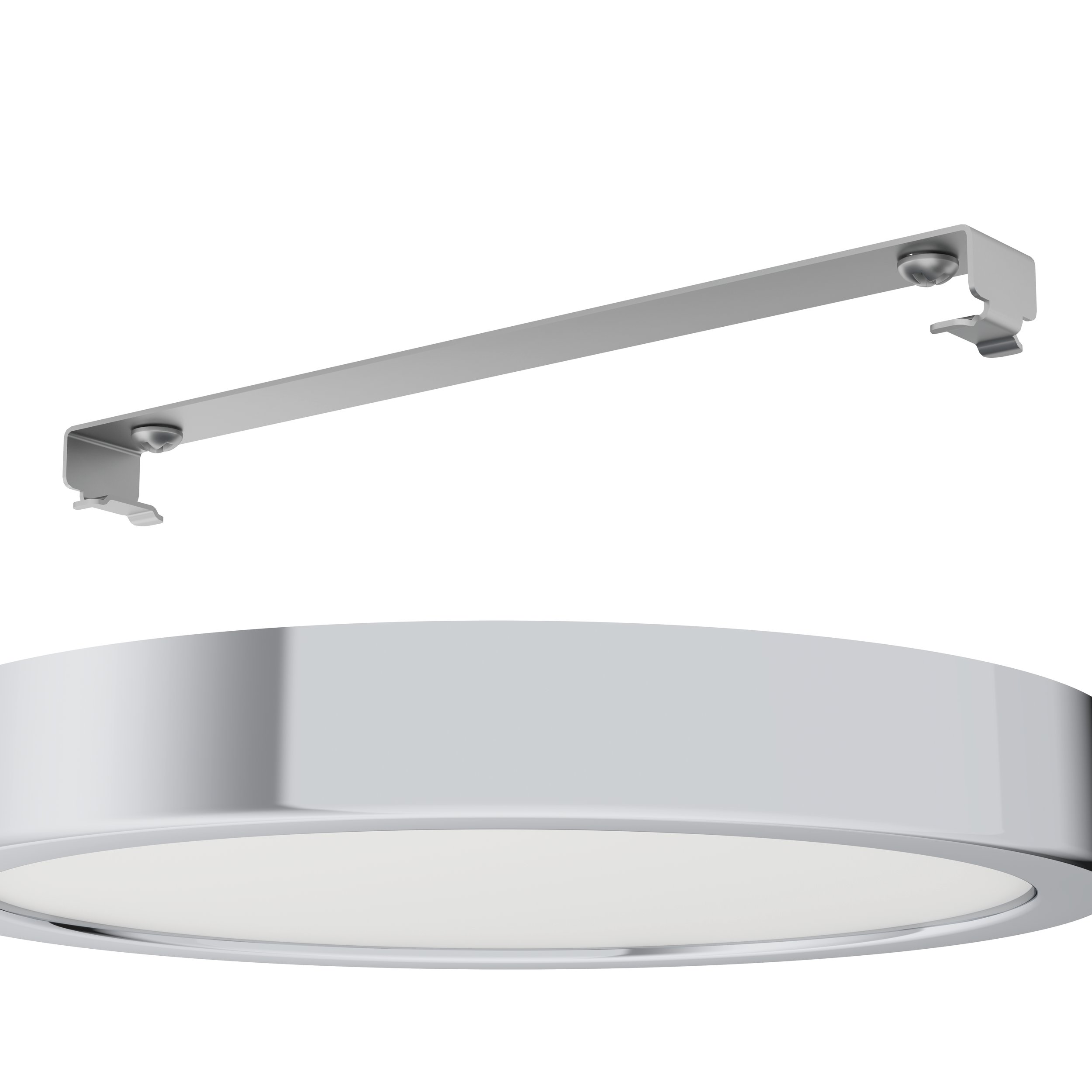 Eglo 900641 FUEVA 5 IP44 - LED stropní chromové koupelnové svítidlo, Ø 21cm, 17W, 3000K, IP44