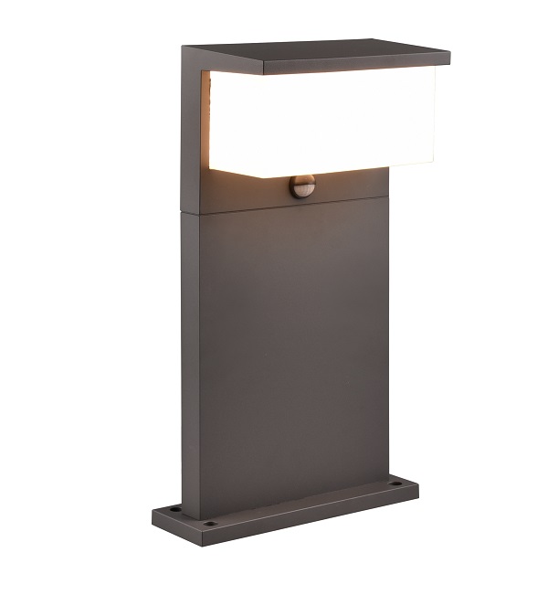 Trio Leuchten 540969142 NESTOS - LED stojací venkovní svítidlo v antracitové barvě s čidlem, LED 13W, 3000K, IP54, 45cm