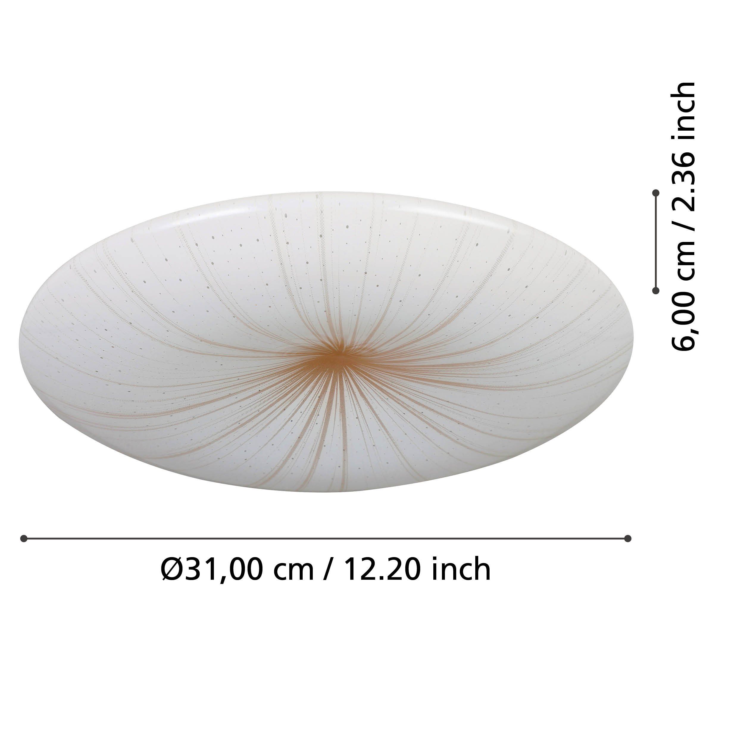 Eglo 900498 NIEVES 1 - LED moderní stropní svítidlo, Ø 31cm, 10W, 3000K