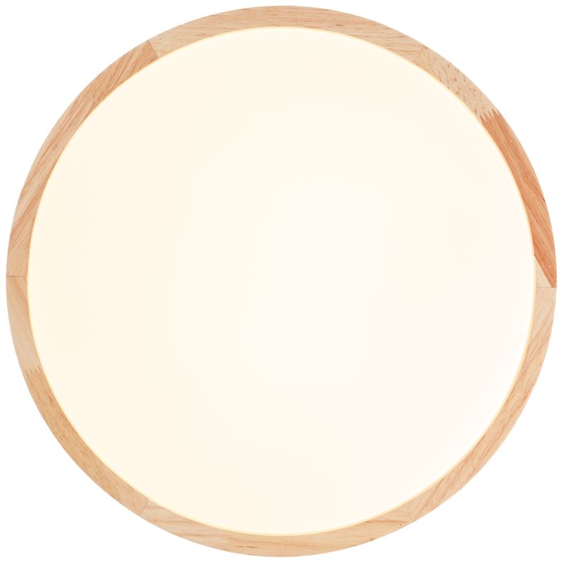 Brilliant G99524/75 SLIMLINE - Stropní LED dřevěné svítidlo, LED 22W, 3000K, Ø 39cm