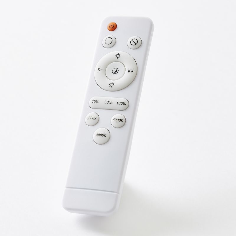 Brilliant G97014/76 SLIMLINE - Stropní LED svítidlo v černé barvě s dálkovým ovladačem, LED 60W, 3000-6500K, Ø 49cm