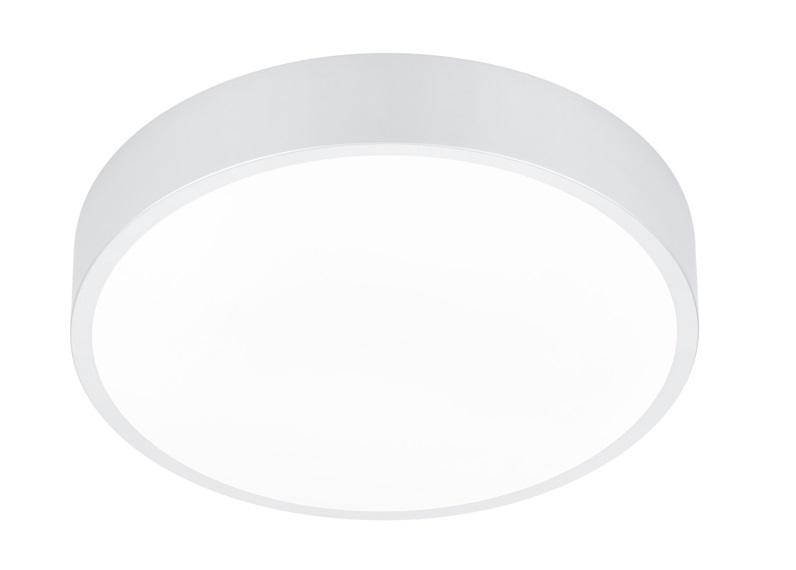 Trio Leuchten 627413031 WACO - Stropní bílé kulaté svítidlo stmívatelné nástěnným stmívačem, LED 28W, 2300 + 3000+ 4000K, Ø 31cm 