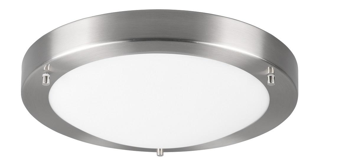 Trio Leuchten 6801011-07 CONDUS - Stropní koupelnové svítidlo v matném niklu 1 x E27, Ø 31cm, IP44