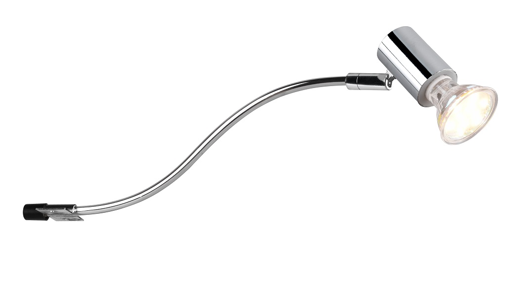 Trio Leuchten 283400106 GIADA - Svítidlo k montáži na koupelnovou skříňku v lesklém chromu, 1 x GU10, IP44